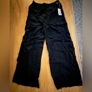 NWT A New Day Black Linen Blend Pants